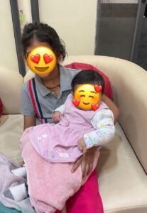 Newborn photo representing successful pregnancy after IUI/IVF treatment